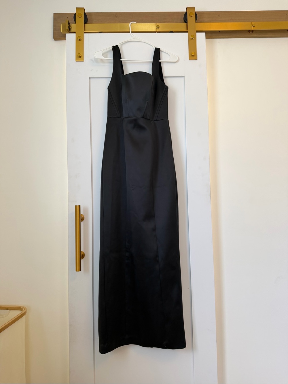 NWT Anthropologie Mare Mare Rosalie Corset Midi Dress Black Size M Lace Up Back